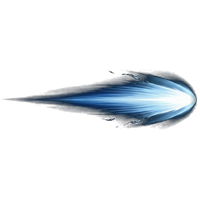A shooting star raking across a lane