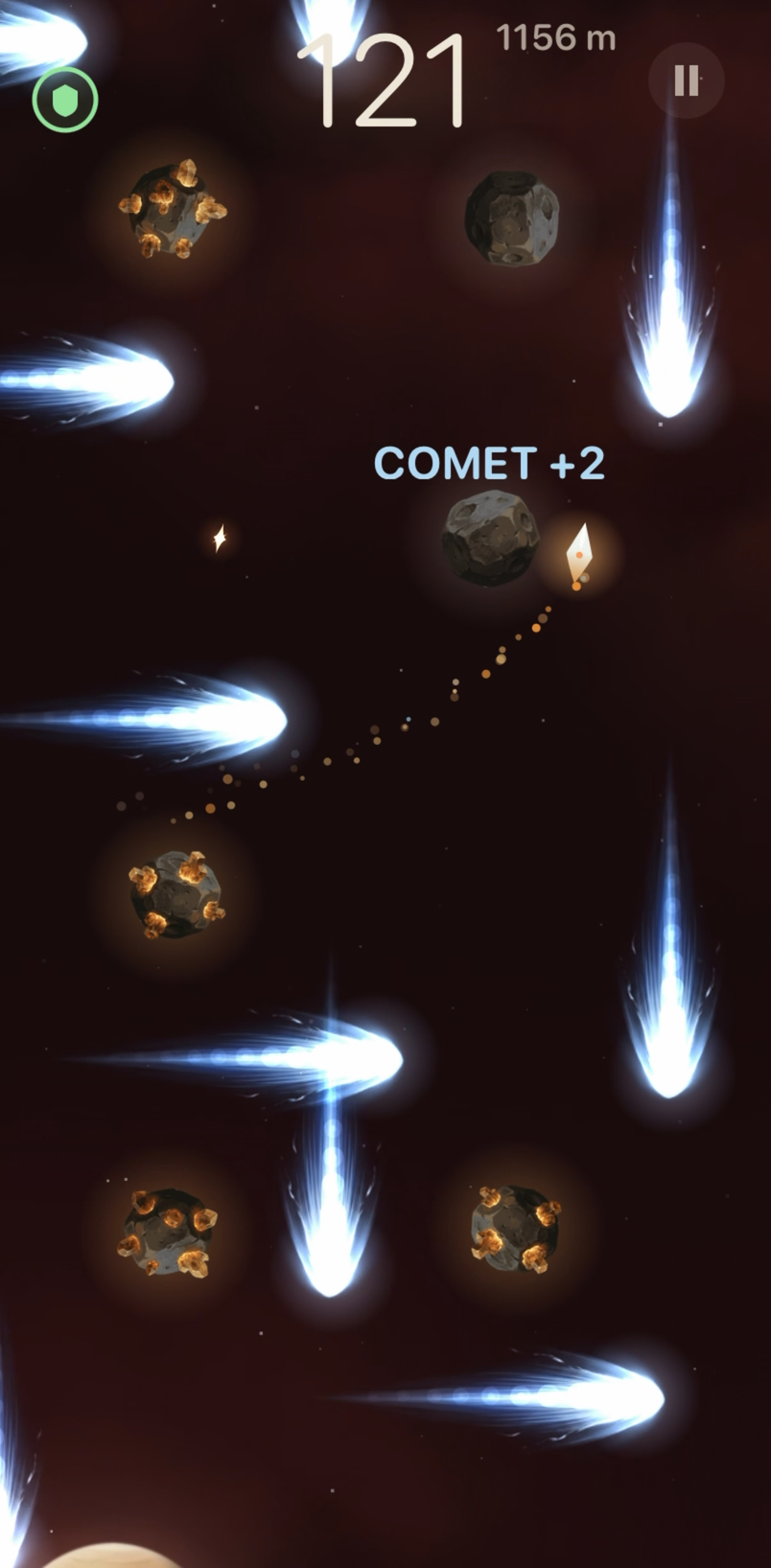EMBER at 1,156 metres: shooting stars raking the lanes during starfall